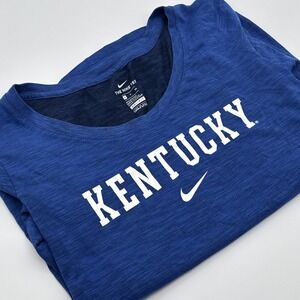 Kentucky Wildcat Nike The Tee Dri Fit Women Small Athletic Fit Blue Short Sleeve